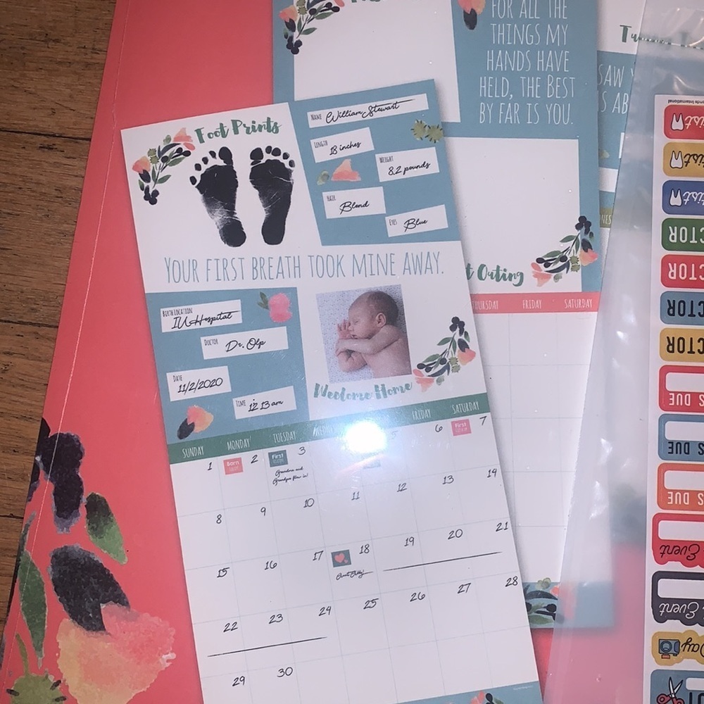 Baby’s first year calendar ! - Picture 3 of 5